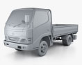 Toyota ToyoAce Flatbed 2011 Modelo 3D clay render
