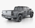 Toyota Tacoma Double Cab Long bed 2014 3d model