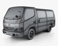 Toyota ToyoAce Van 2011 3d model wire render