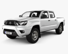 Toyota Tacoma Double Cab Short bed 2015 3D model