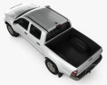 Toyota Tacoma Double Cab Short bed 2015 3d model top view