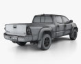 Toyota Tacoma Double Cab Long bed 2015 3d model
