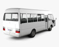 Toyota Coaster 2014 3d model back view