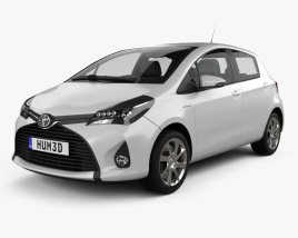 Toyota Yaris 5-door 2017 3D model