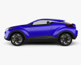 Toyota C-HR Concept 2017 3d model side view