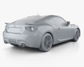 Toyota GT 86 인테리어 가 있는 2015 3D 모델 