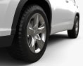 Toyota Highlander with HQ interior 2016 3d model