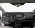 Toyota Highlander з детальним інтер'єром 2016 3D модель dashboard