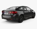 Toyota Avensis (T270) sedan 2019 3d model back view