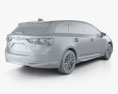 Toyota Avensis (T270) wagon 2019 3d model