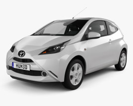 Toyota Aygo 3-door 2017 3D model