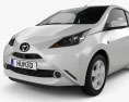 Toyota Aygo 3-door 2017 3d model