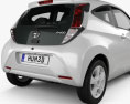 Toyota Aygo 3-door 2017 3d model