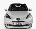 Toyota Aygo 3-door 2017 3d model front view