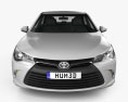 Toyota Camry XLE 2017 3D 모델  front view