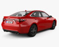 Toyota Camry XSE 2017 3d model back view