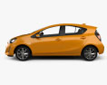 Toyota Prius C 2018 3d model side view