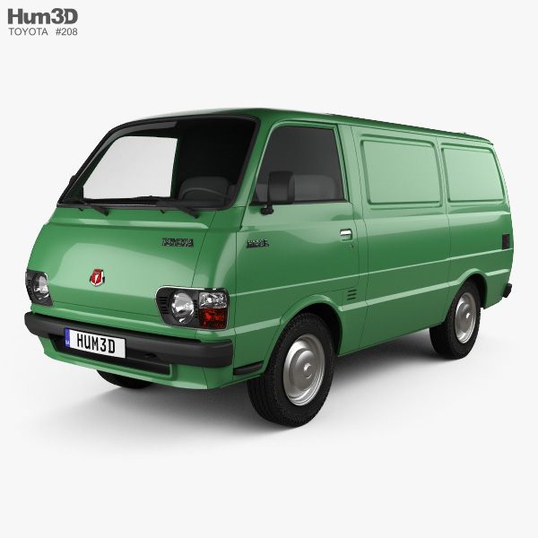 Toyota Hiace Panel Van 1977 3D model