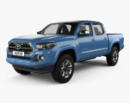 Toyota Tacoma 더블캡 Short bed 2017 3D 모델 