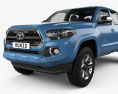 Toyota Tacoma 더블캡 Short bed 2017 3D 모델 