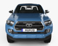 Toyota Tacoma Double Cab Short bed 2017 3d model front view