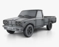 Toyota Hilux 1972 3d model wire render