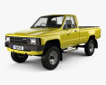 Toyota Hilux DX Long Body 1983 3d model