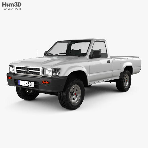 Toyota Hilux Single Cab 1997 3D model
