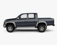 Toyota Hilux Double Cab 2005 3d model side view