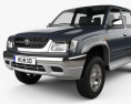 Toyota Hilux Cabina Doble 2001 Modelo 3D