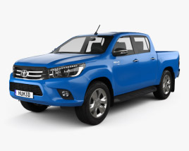 Toyota Hilux Double Cab Revo 2018 3D model