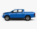 Toyota Hilux Double Cab Revo 2018 3d model side view