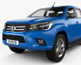 Toyota Hilux Double Cab Revo 2018 3d model