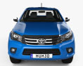 Toyota Hilux Double Cab Revo 2018 3d model front view