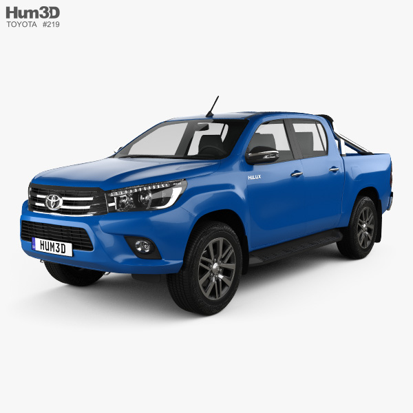Toyota Hilux 双人驾驶室 SR5 2015 3D模型