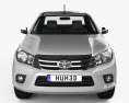 Toyota Hilux Extra Cab SR 2018 3d model front view