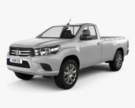 Toyota Hilux Single Cab SR 2018 3D model