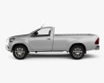 Toyota Hilux Single Cab SR 2018 3d model side view