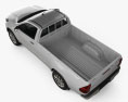 Toyota Hilux Single Cab SR 2018 3d model top view