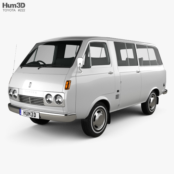 Toyota Hiace Passenger Van 1967 3D model