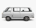 Toyota Hiace Passenger Van 1967 3d model side view