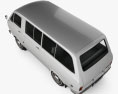 Toyota Hiace Passenger Van 1967 3d model top view