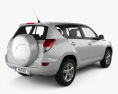 Toyota RAV4 2008 3d model back view