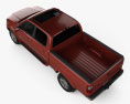 Toyota Tundra 双人驾驶室 2003 3D模型 顶视图