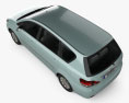 Toyota Avensis Verso 2003 3d model top view