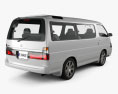 Toyota Hiace Passenger Van (JP) 2002 3d model back view