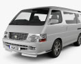Toyota Hiace Passenger Van (JP) 2002 3d model