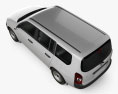 Toyota Probox Van 2014 3d model top view