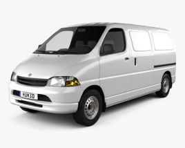 Toyota Hiace Furgoneta 1995 Modelo 3D