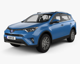 Toyota RAV4 hybrid 2019 3D model